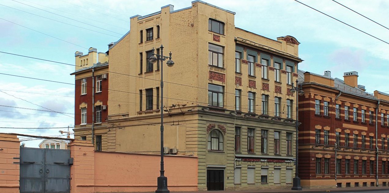 фасад дома, здание по адресу г Санкт-Петербург, Московский пр-кт, д 91 